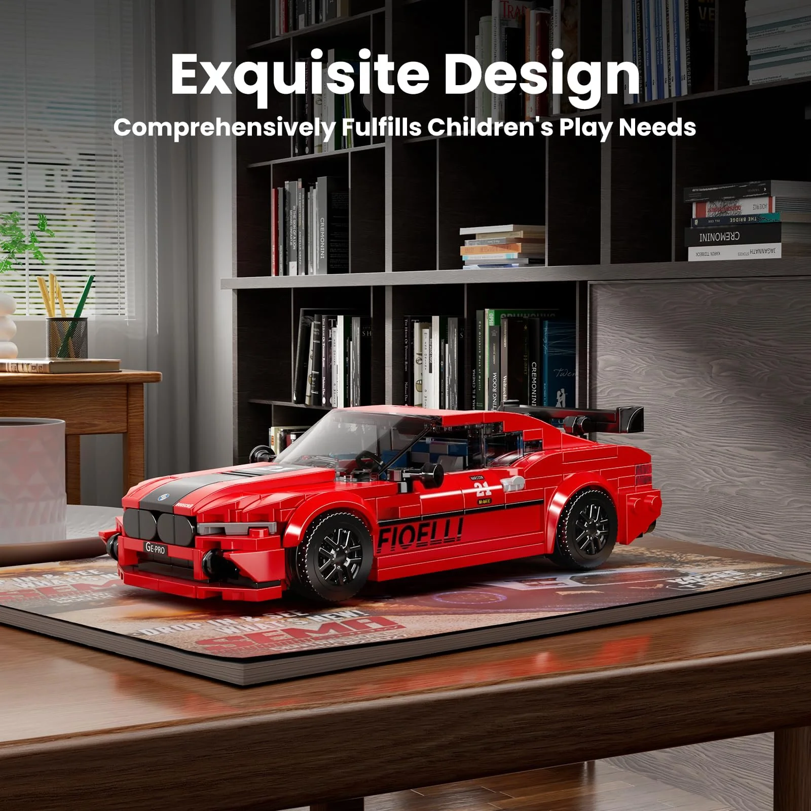 Конструктор Mould King Speed Champion Дрифт Автомобиль M8 Гоночный Автомобиль 481 деталь, фото №5 Конструктор Mould King Speed Champion Дрифт Автомобиль M8 Гоночный Автомобиль 481 деталь, фото №5