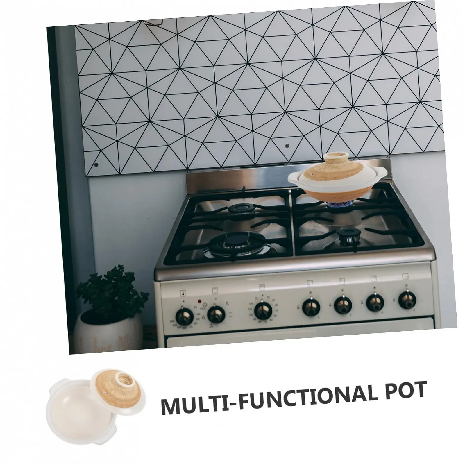 Керамічна каструля ERINGOGO для тушкування антипригарна термостійка для дому та ресторану, фото №4 Керамічна каструля ERINGOGO для тушкування антипригарна термостійка для дому та ресторану, фото №4