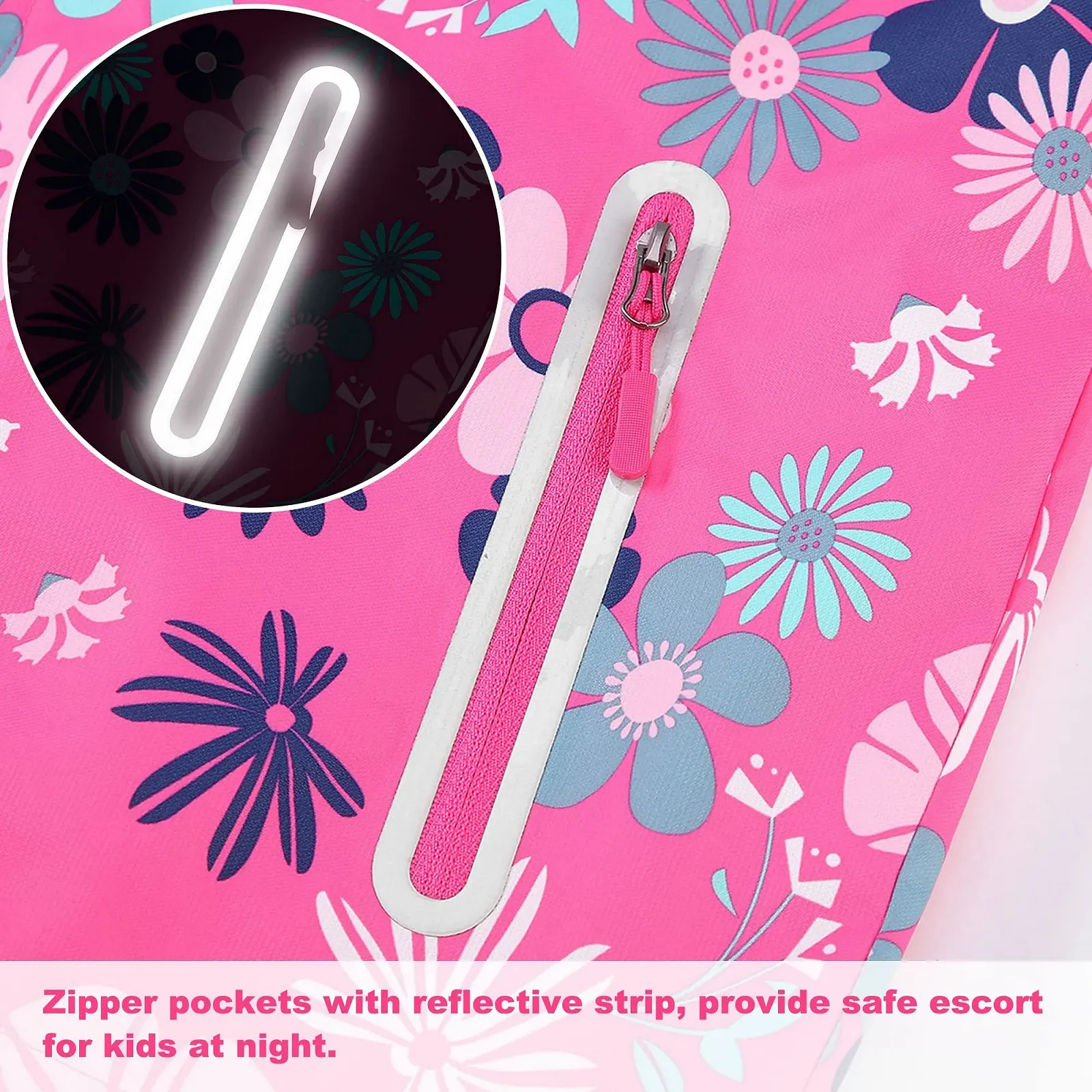 Дощовик Fewlby для дівчаток, дитяча водонепроникна куртка для активного відпочинку, фото №5