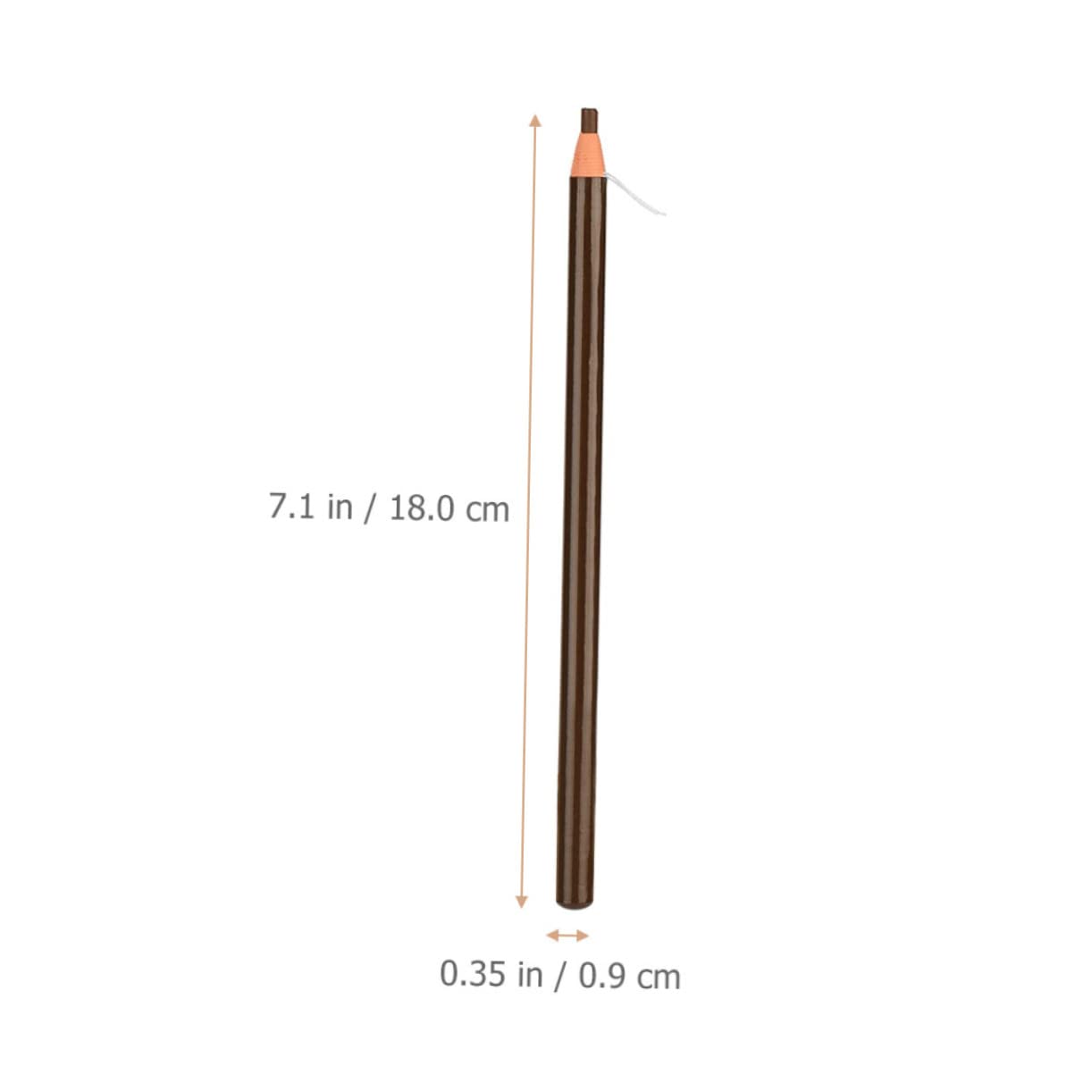 Карандаш VINTORKY Waterproof Pencil Eyeliner Pen Anjoize Eyebrow Pencil Grey Waterproof Adjust Blade Brown, фото №2
