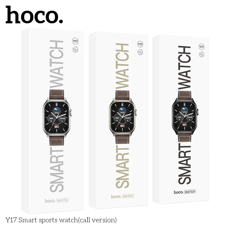 Смарт часы Hoco Y17 с функцией звонка черные, фото №6