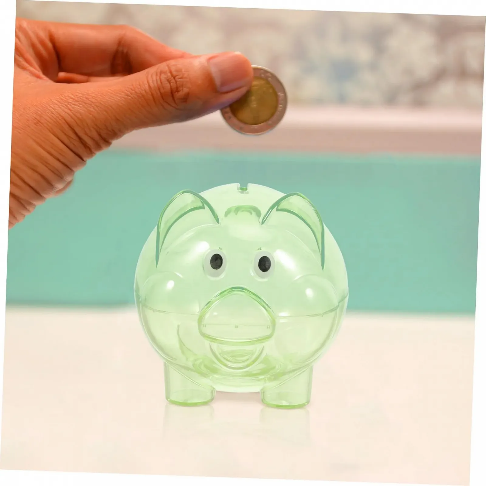 Скарбничка Unbreakable Money Box маленька порося, фото №4