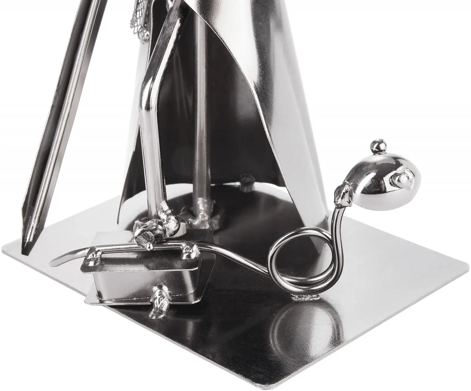 Металлическая фигурка BRUBAKER Screw Man Justitia со змеей и весами, фото №5