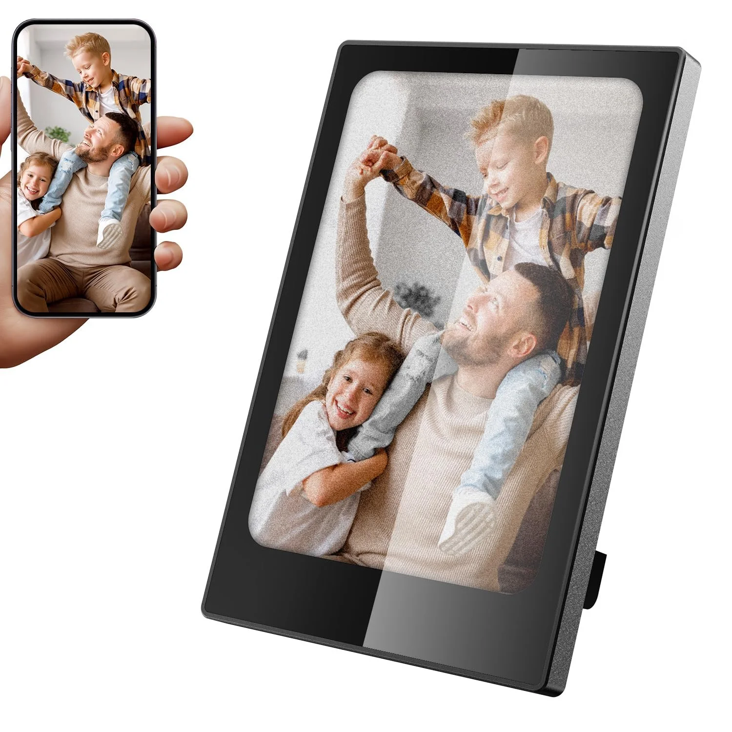 Цифрова фоторамка TBAKSOLA 4.0 дюйма E Ink 768 x 528 IPS Four-Colour Ink Screen, фото №1 Цифрова фоторамка TBAKSOLA 4.0 дюйма E Ink 768 x 528 IPS Four-Colour Ink Screen, фото №1