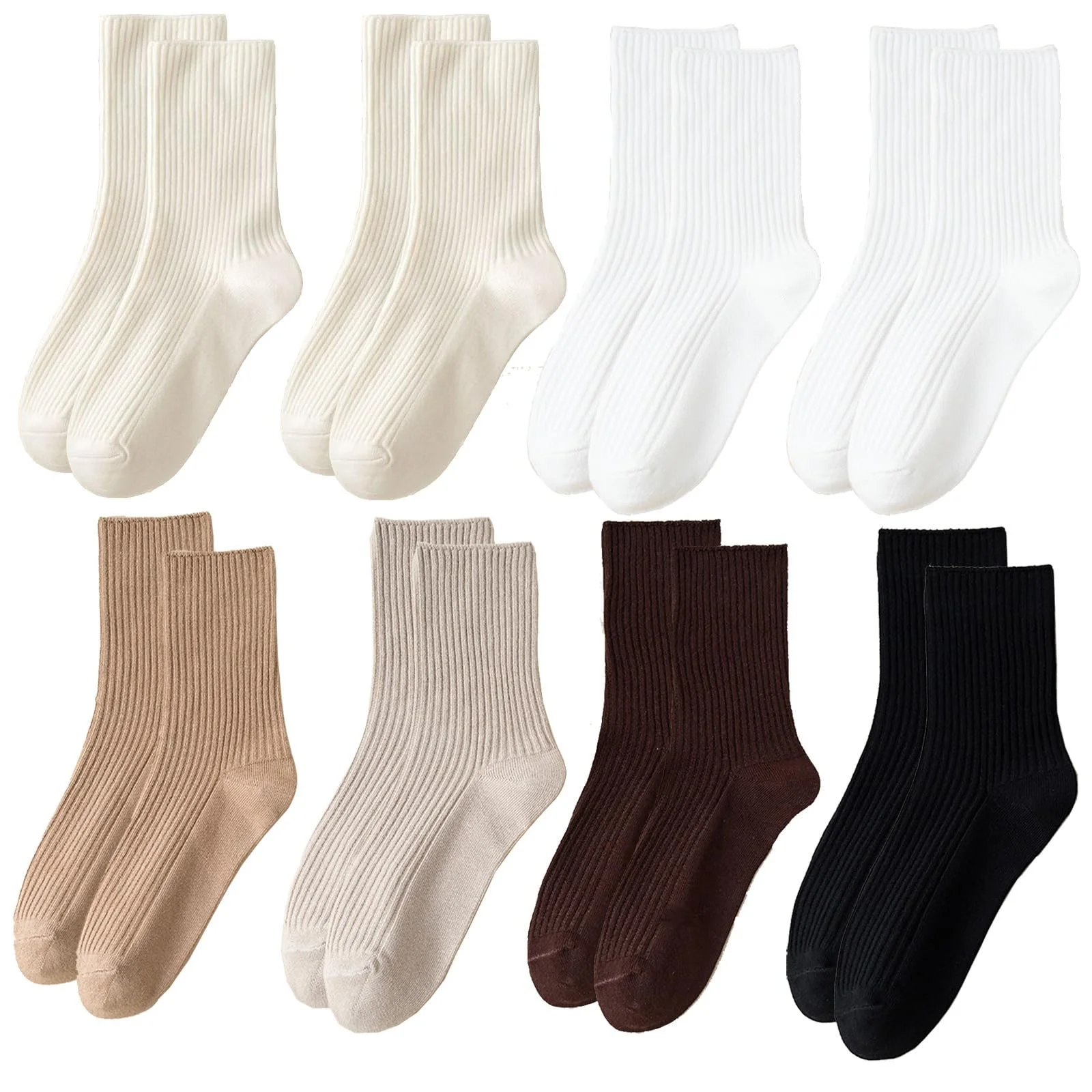 Шкарпетки KASURE, 8 пар, жіночі, бавовняні, фото №1