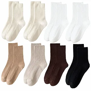 Шкарпетки KASURE, 8 пар, жіночі, бавовняні - Фото 1