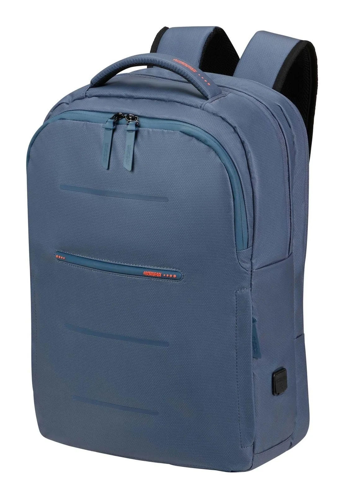 Рюкзак для ноутбука American Tourister Urban Groove UG11 15.6 дюйма 50 см USB RFID 23 л Синій/Помаранчевий, фото №2 Рюкзак для ноутбука American Tourister Urban Groove UG11 15.6 дюйма 50 см USB RFID 23 л Синій/Помаранчевий, фото №2