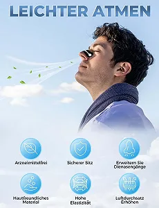 Пластыри для носа от храпа, пачка 30 шт. Усиленная поддержка расширяет носовые проходы synthetic.ua - Фото 1