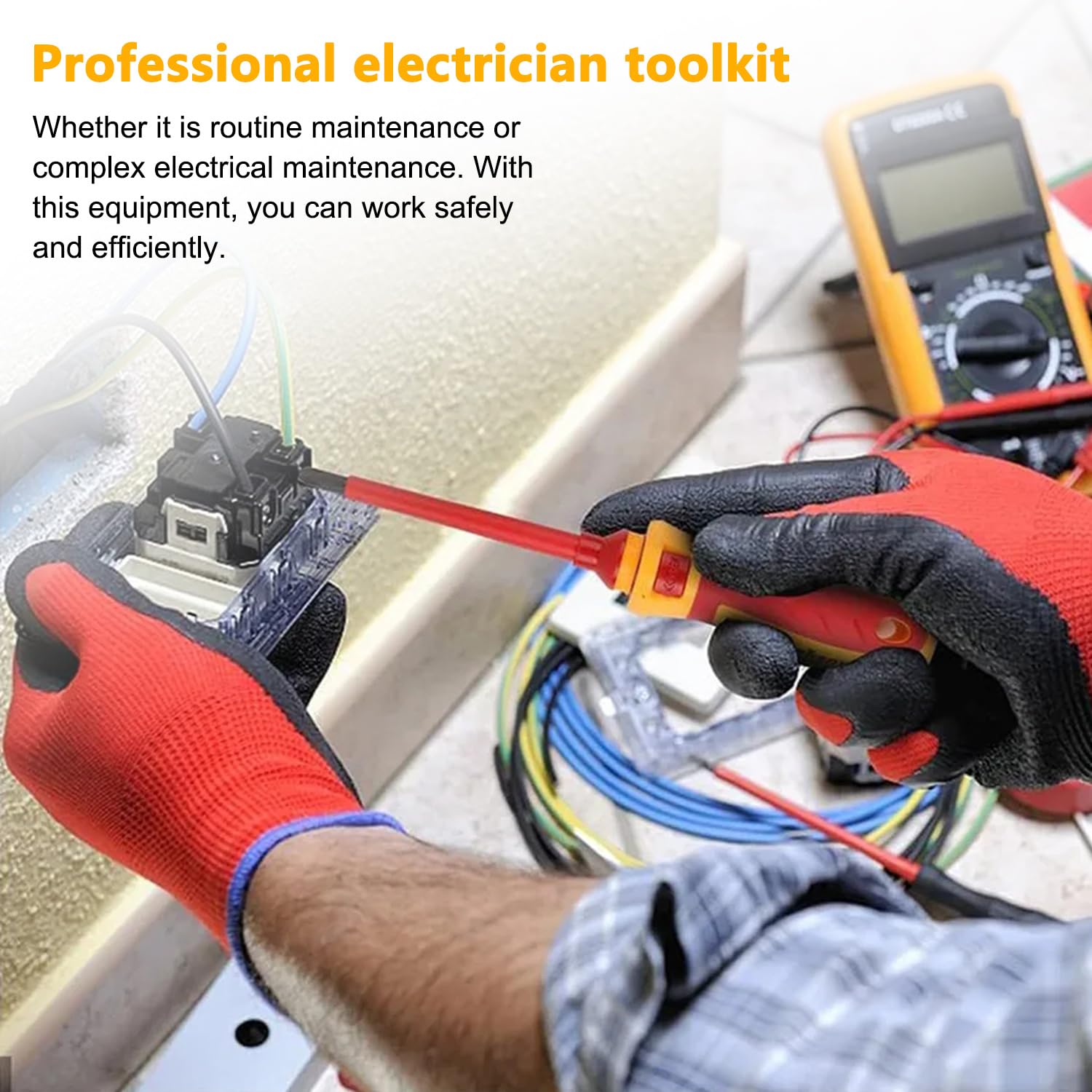 Комплект викруток VDE 13 шт з магнітом, фото №6 Комплект викруток VDE 13 шт з магнітом, фото №6