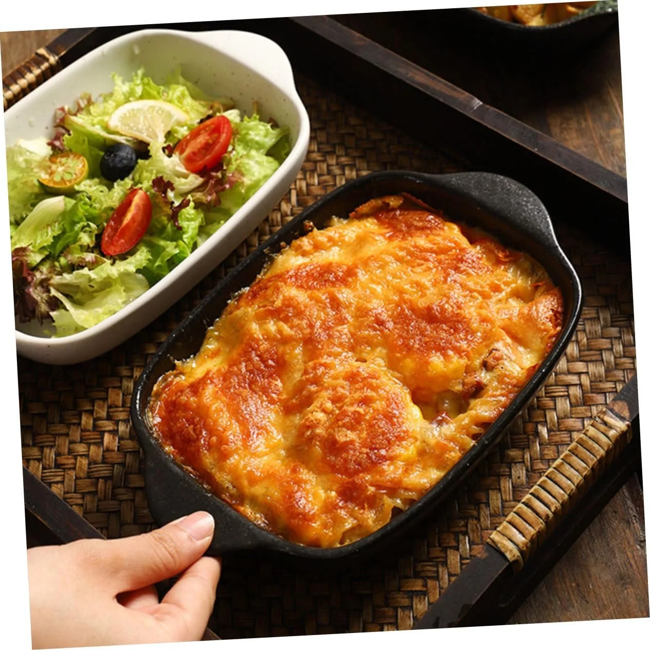 Форма для запекания Japanese керамическая с двумя ручками 0,5 л, фото №8