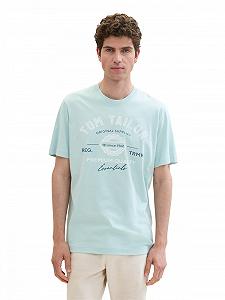 Футболка  LOGO TEE MEN'S  1037735ХХ30463 Tom Tailor Блакитний XL - Фото 1