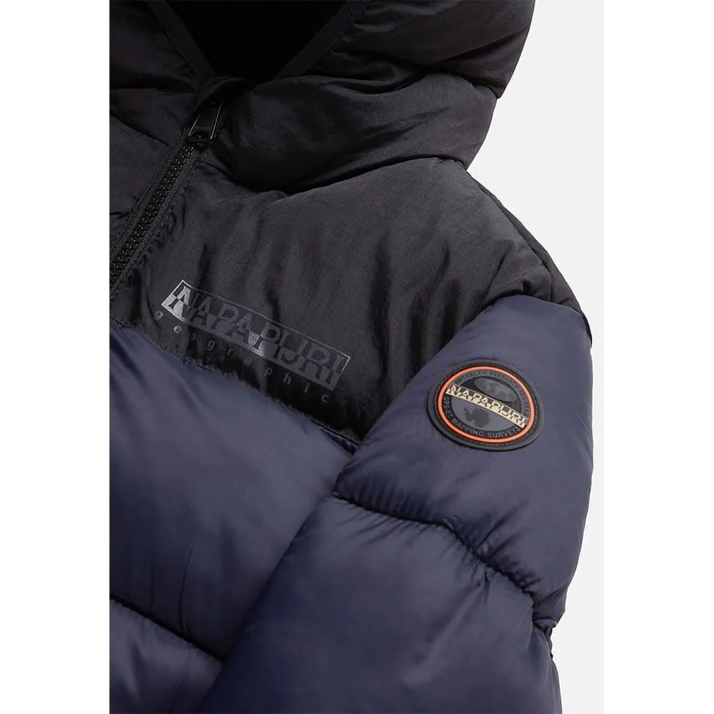Куртка Napapijri A-HORNELEN Синий Чёрный, фото №3 Куртка Napapijri A-HORNELEN Синий Чёрный, фото №3