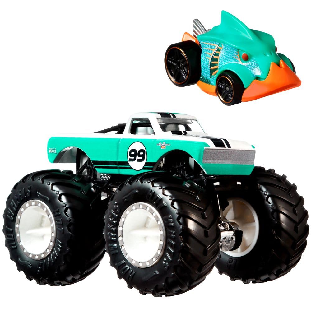 Іграшковий автомобіль Hot Wheels Monster Trucks Pure Muscle HKM14 металічний, фото №3 Іграшковий автомобіль Hot Wheels Monster Trucks Pure Muscle HKM14 металічний, фото №3