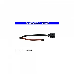 Датчик износа тормозных колодок ATE 24.8190-0930.2 для PORSCHE VAG - Фото 1