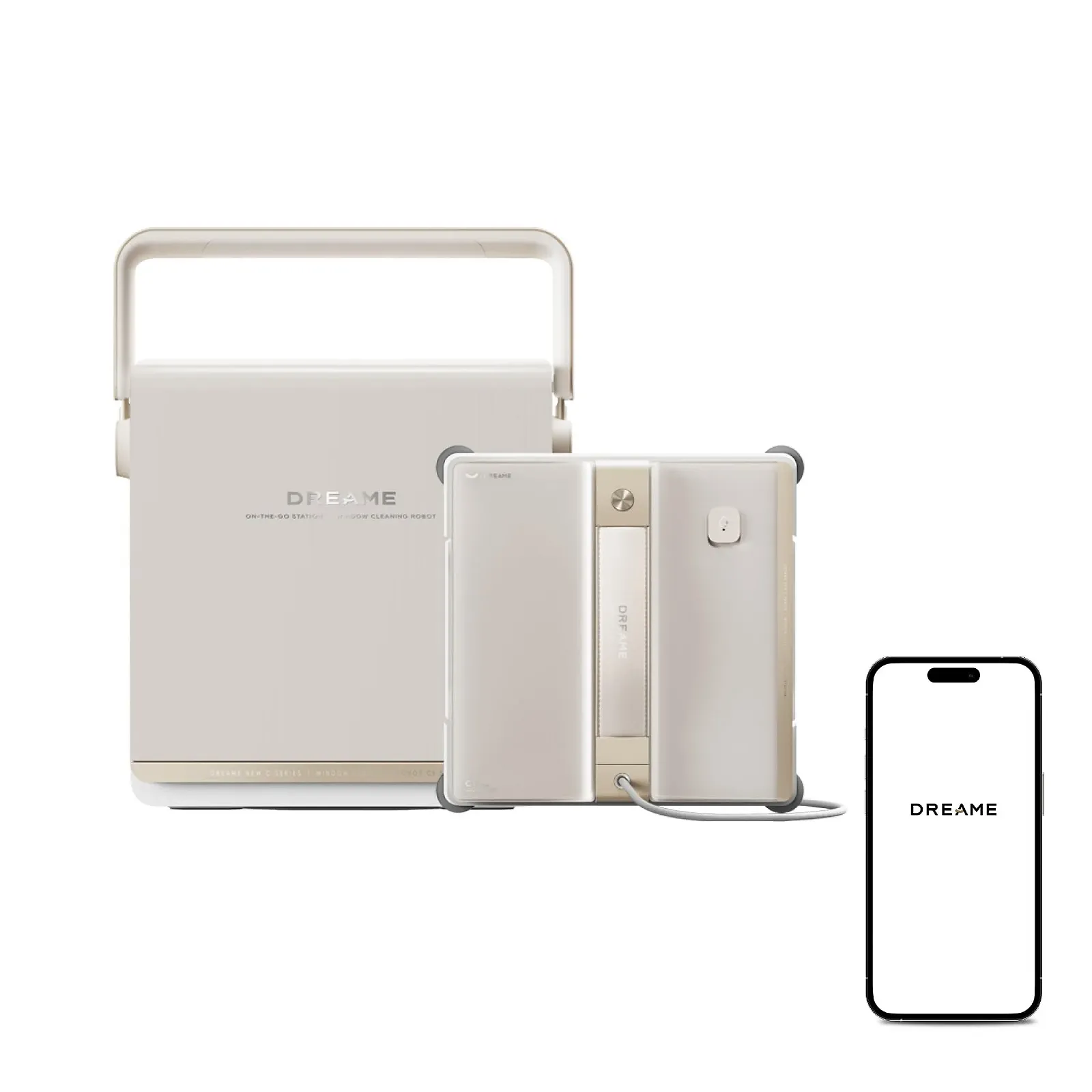 Робот для миття вікон Dreame C1 Station, Всебічна концепція безпеки, Мобільна станція, Автоматична подача кабелю, Технологія CornerClean, Подвійна технологія розпилення, Інтелектуальне планування шляху очищення, фото №1 Робот для миття вікон Dreame C1 Station, Всебічна концепція безпеки, Мобільна станція, Автоматична подача кабелю, Технологія CornerClean, Подвійна технологія розпилення, Інтелектуальне планування шляху очищення, фото №1