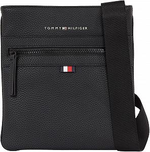 Сумка через плече Tommy Hilfiger Essential PU Crossover чоловіча, чорна - Фото 1