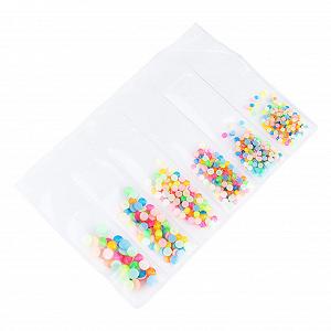 Стразы для ногтей Смешанные украшения для маникюра 850 шт. Светящиеся в темноте бриллианты - Фото 1