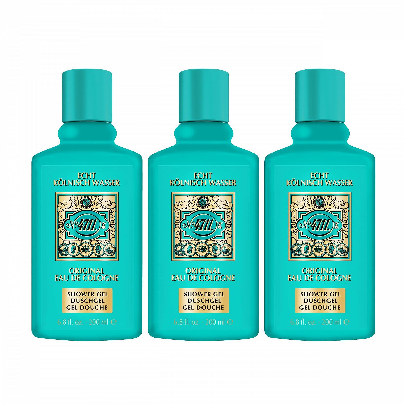 Гель для душа 4711 Real Cologne Water Набор 3 шт, фото №1