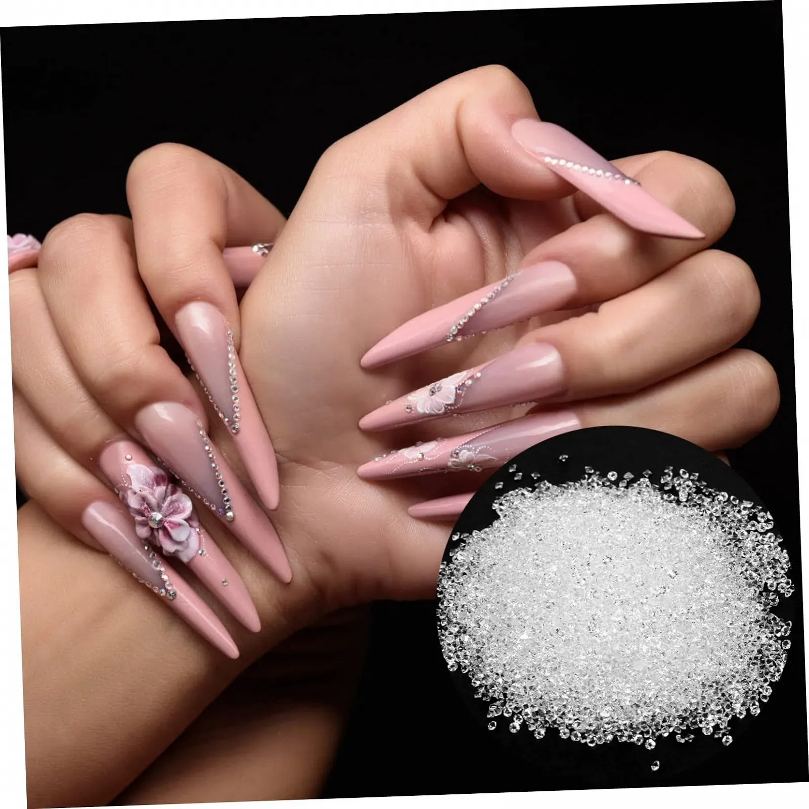 Аксесуари для нігтів minkissy, 25 шт, скляні, прозорі, для творчого манікюру, для нігтьової студії та дому, унікальні для особистого стилю, фото №3 Аксесуари для нігтів minkissy, 25 шт, скляні, прозорі, для творчого манікюру, для нігтьової студії та дому, унікальні для особистого стилю, фото №3