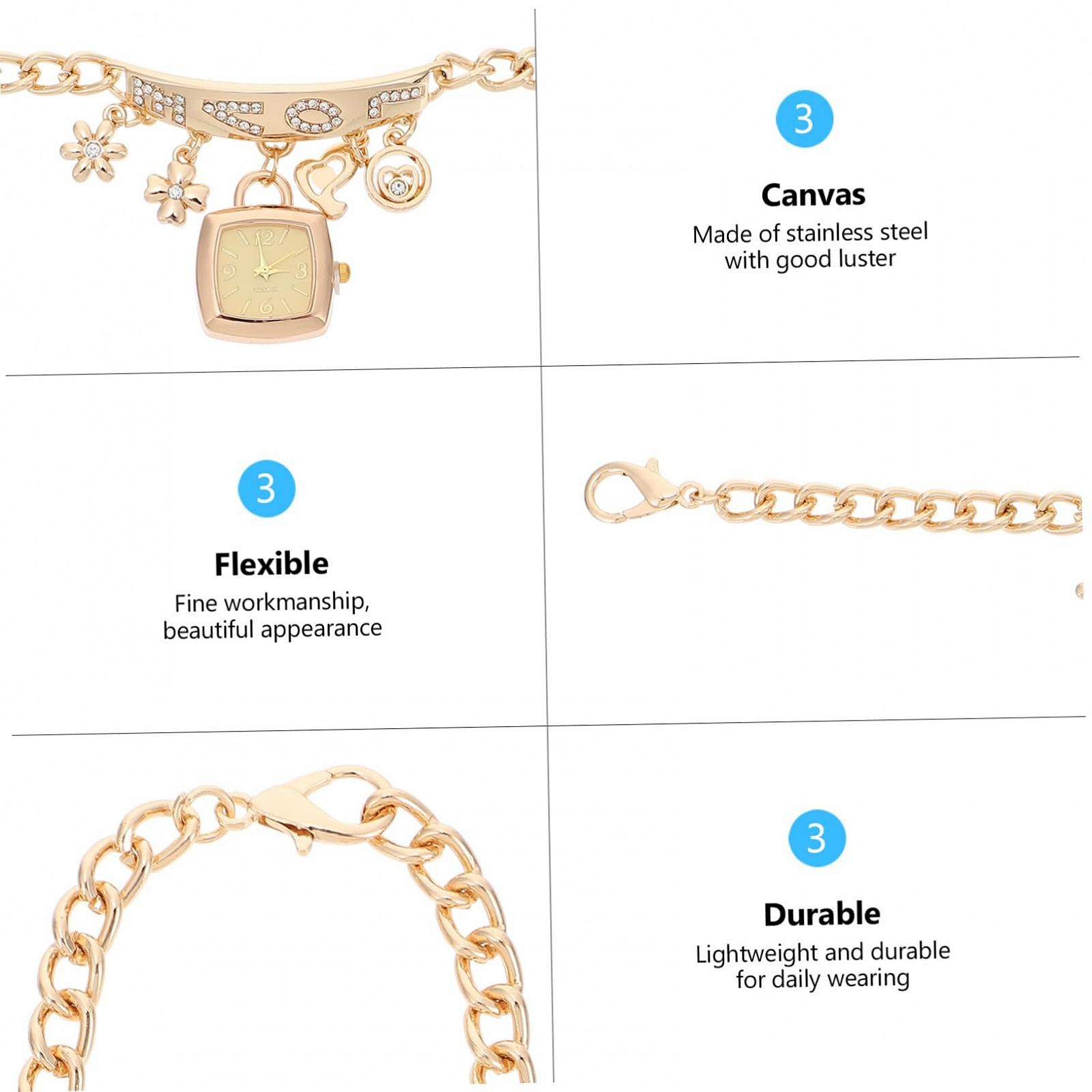 Кварцевые часы LIFKOME Женские для отдыха и вечеринок Часы из нержавеющей стали с бриллиантами для женщин, фото №7 Кварцевые часы LIFKOME Женские для отдыха и вечеринок Часы из нержавеющей стали с бриллиантами для женщин, фото №7