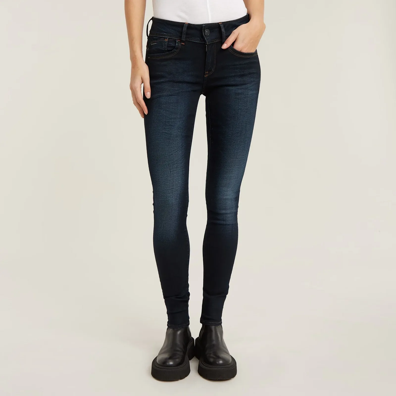 Жіночі джинси G‑STAR Lynn Mid Skinny Slander Blue Medium Aged - 31, фото №1 Жіночі джинси G‑STAR Lynn Mid Skinny Slander Blue Medium Aged - 31, фото №1