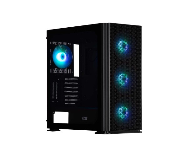 2E Gaming Корпус Vertex GI01B без БЖ 2xUSB3.0, 1xUSBType-C, 3x140мм ARGB 1x120мм VGA 380мм LCS ready контролер з пультом TG Side Panel EATX чорний, фото №1 2E Gaming Корпус Vertex GI01B без БЖ 2xUSB3.0, 1xUSBType-C, 3x140мм ARGB 1x120мм VGA 380мм LCS ready контролер з пультом TG Side Panel EATX чорний, фото №1