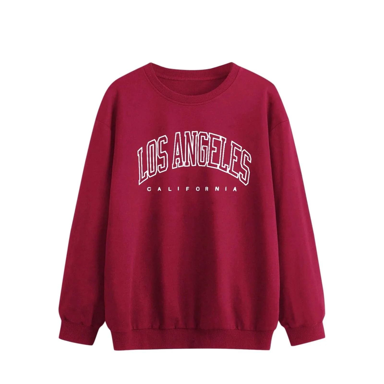 Жіночий світшот з графічним принтом Los Angeles California Letter Print, фото №1