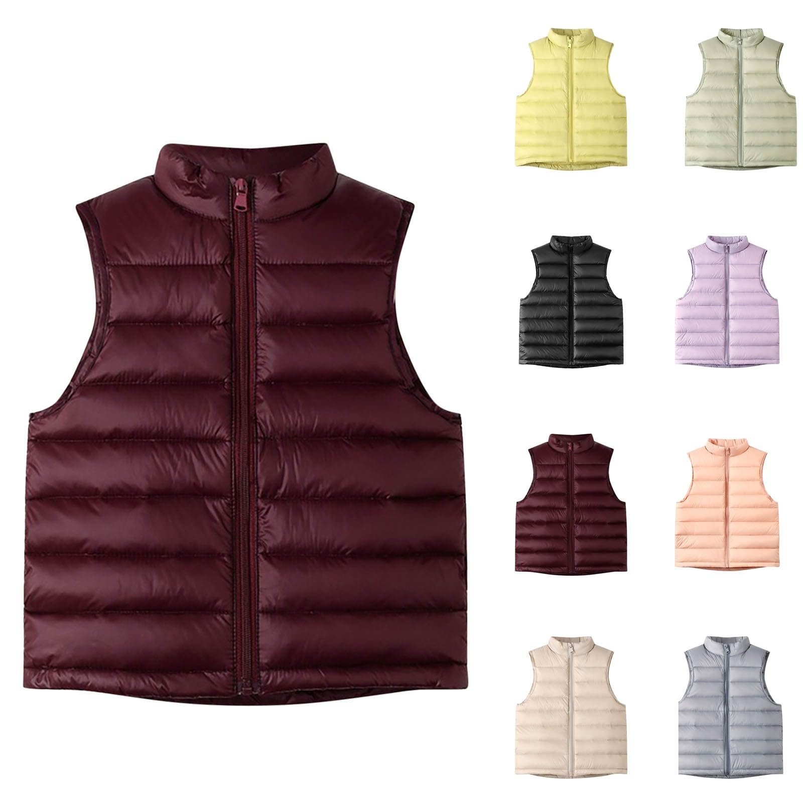 Жилет AYSDSKI Пуховий Однотонний Жилет для Дівчинки, фото №2 Жилет AYSDSKI Пуховий Однотонний Жилет для Дівчинки, фото №2