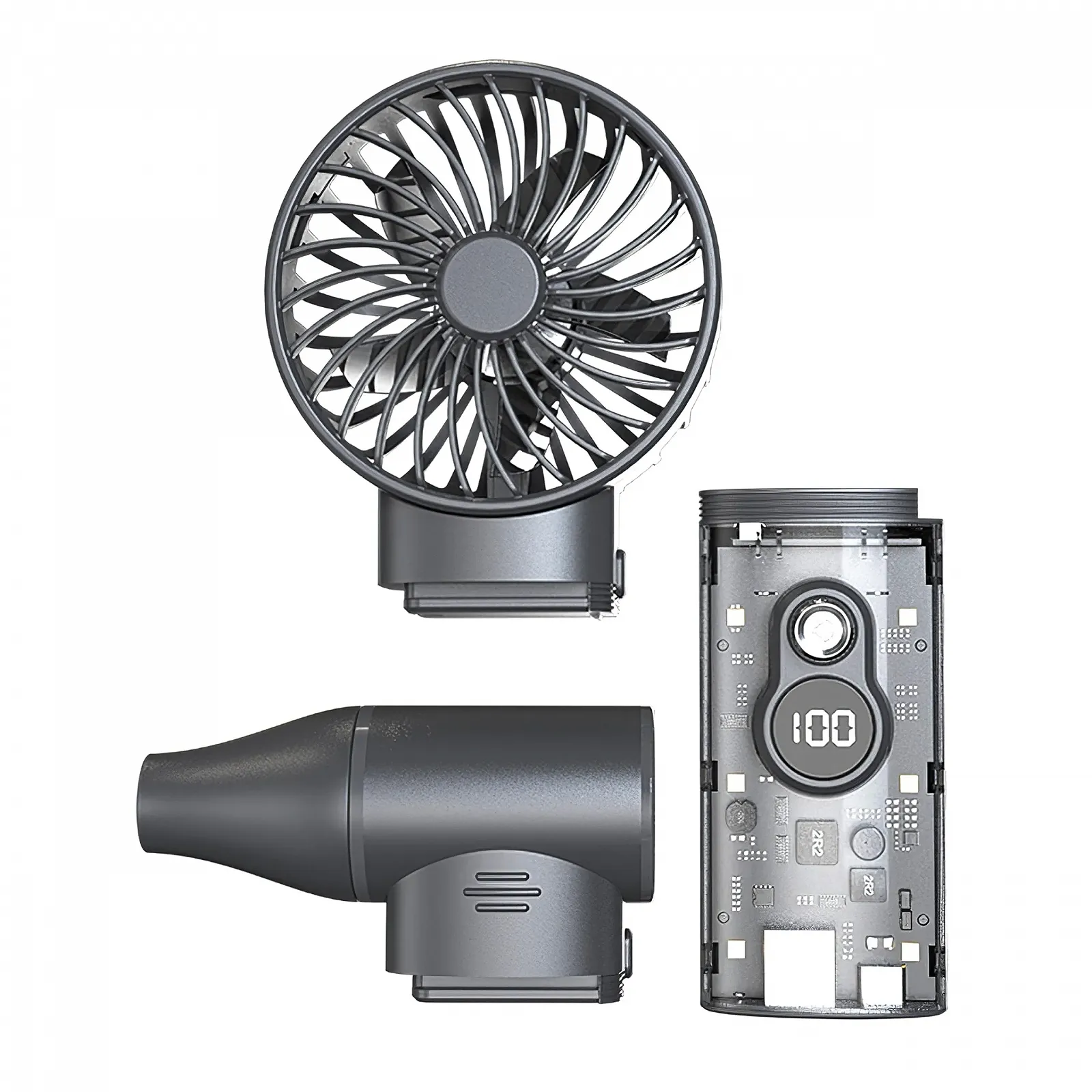 Електрична повітродувка Vastarry 100,000RPM 35m/s Airflow 10,000mAh Power Bank, фото №1