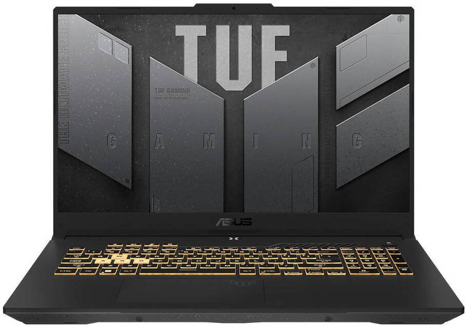Ноутбук 17.3" ASUS TUF A17 (FA707NV-HX023W) Gaming AMD Ryzen 7 7735HS RAM 16GB SSD 512GB GeForce RTX 4060 Win11 Алюминиевый корпус (UKR), фото №1