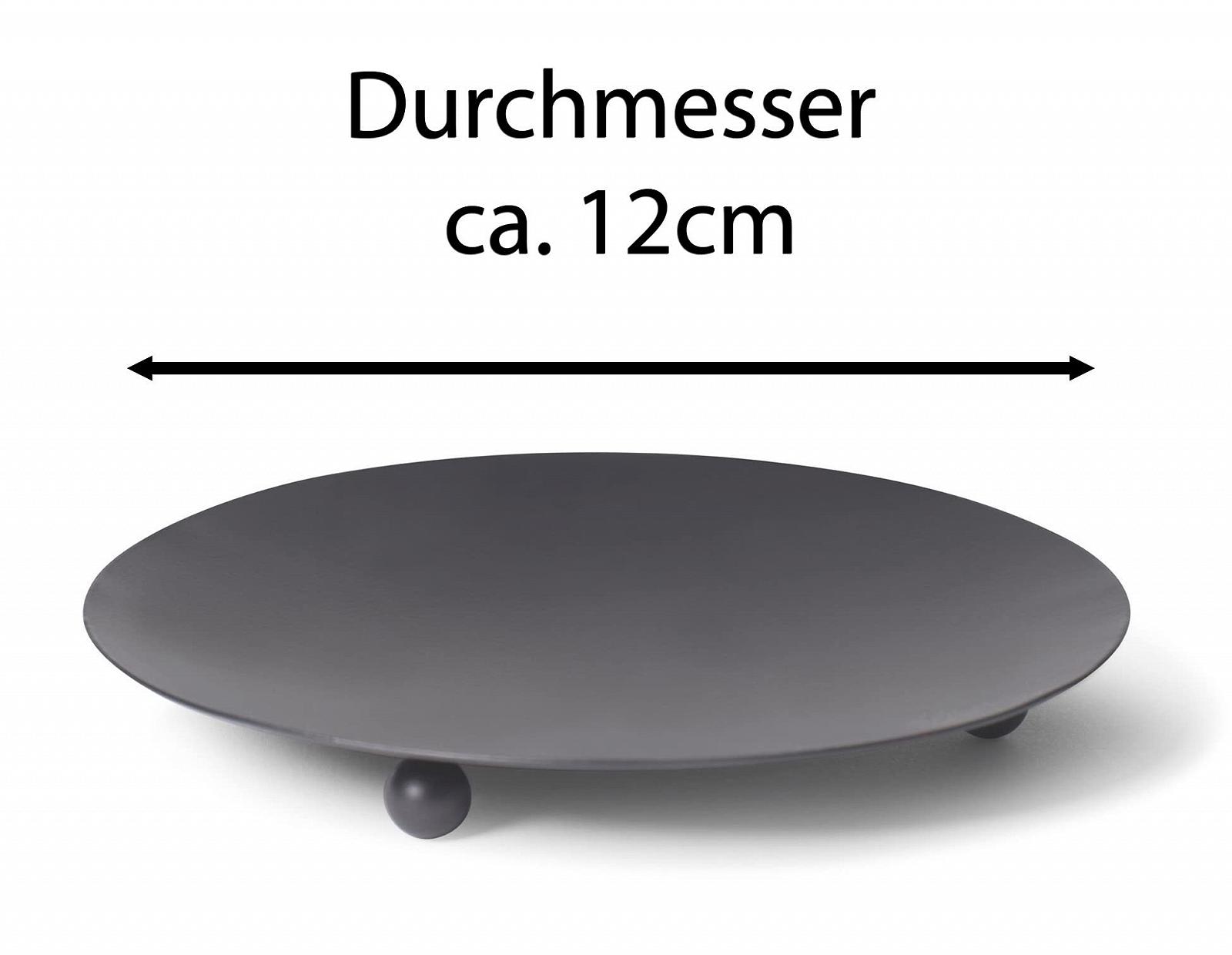 Набор Novaliv 4 Подставки для свечей Декоративная тарелка Подсвечник для столбчатых свечей Черный, фото №2 Набор Novaliv 4 Подставки для свечей Декоративная тарелка Подсвечник для столбчатых свечей Черный, фото №2