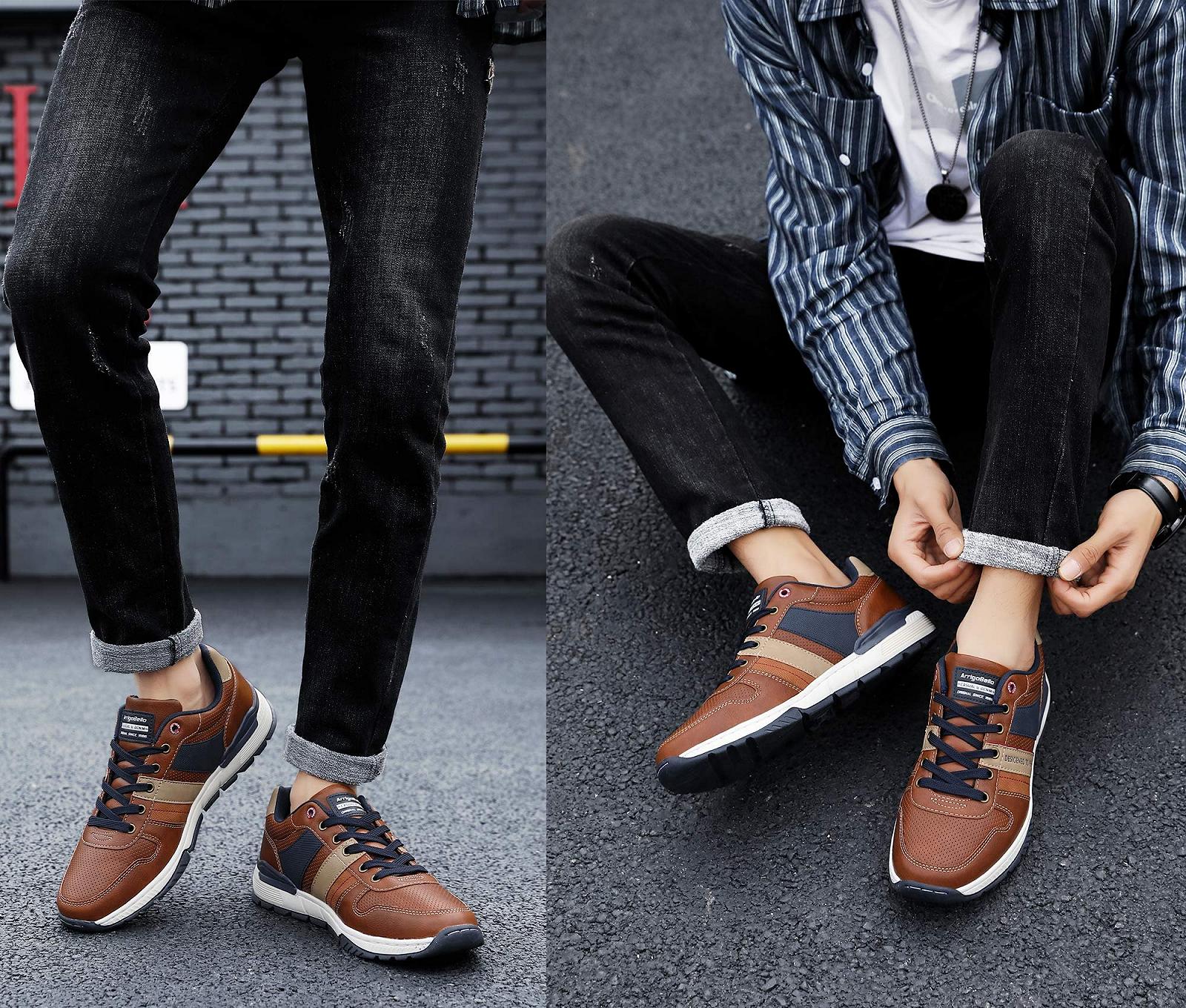 Кросівки ARRIGO BELLO Повсякденне взуття Чоловічі кросівки Штучна шкіра Взуття для ходьби Дихаючі, фото №12