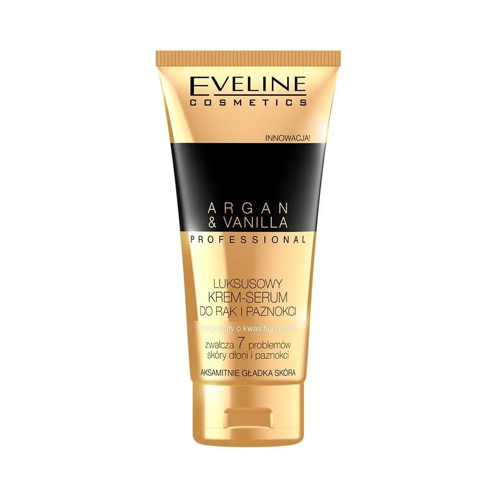 Крем-сироватка для рук та нігтів Eveline Professional Luxury Argan & Vanilla 100 мл, фото №1