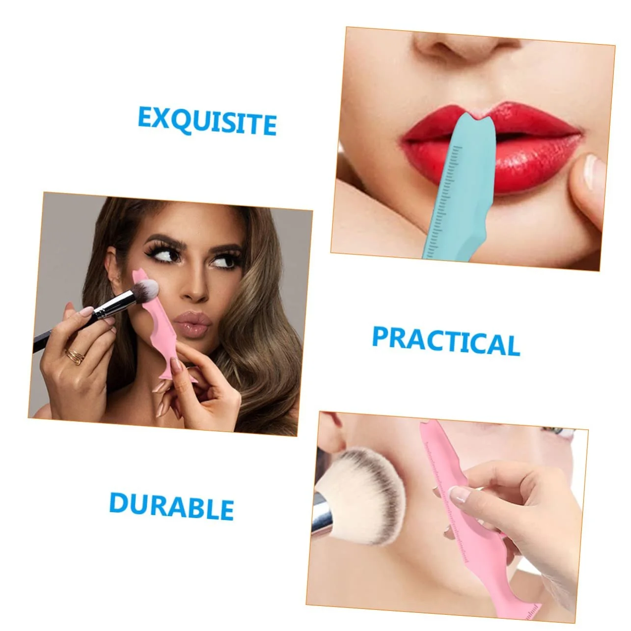 Трафарет для макіяжу Ipetboom Силіконовий 2 шт, фото №7