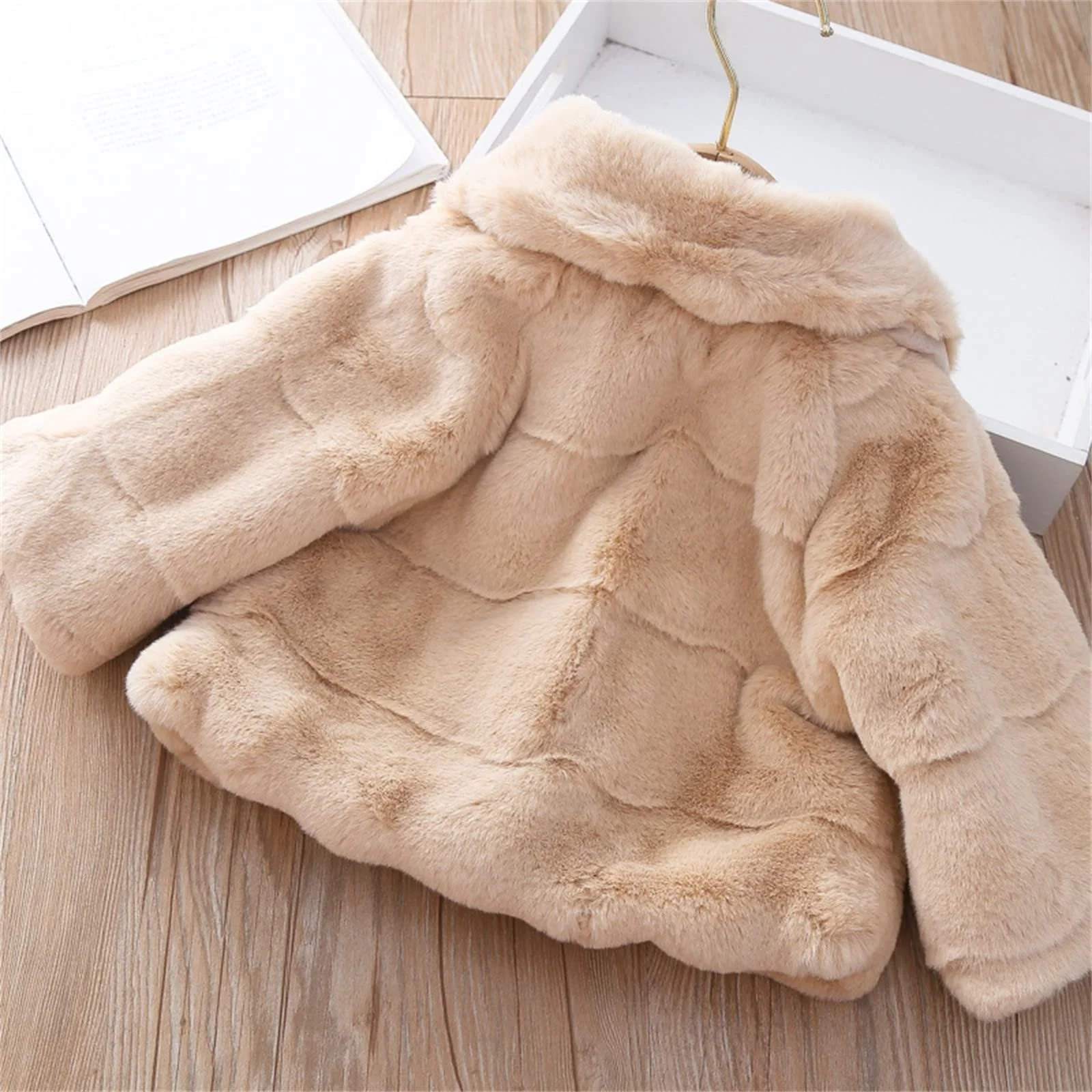 Шерстяная куртка для мальчиков Generisch, длинный рукав, Teddyjacke, зимняя куртка, рождественская одежда, фото №2