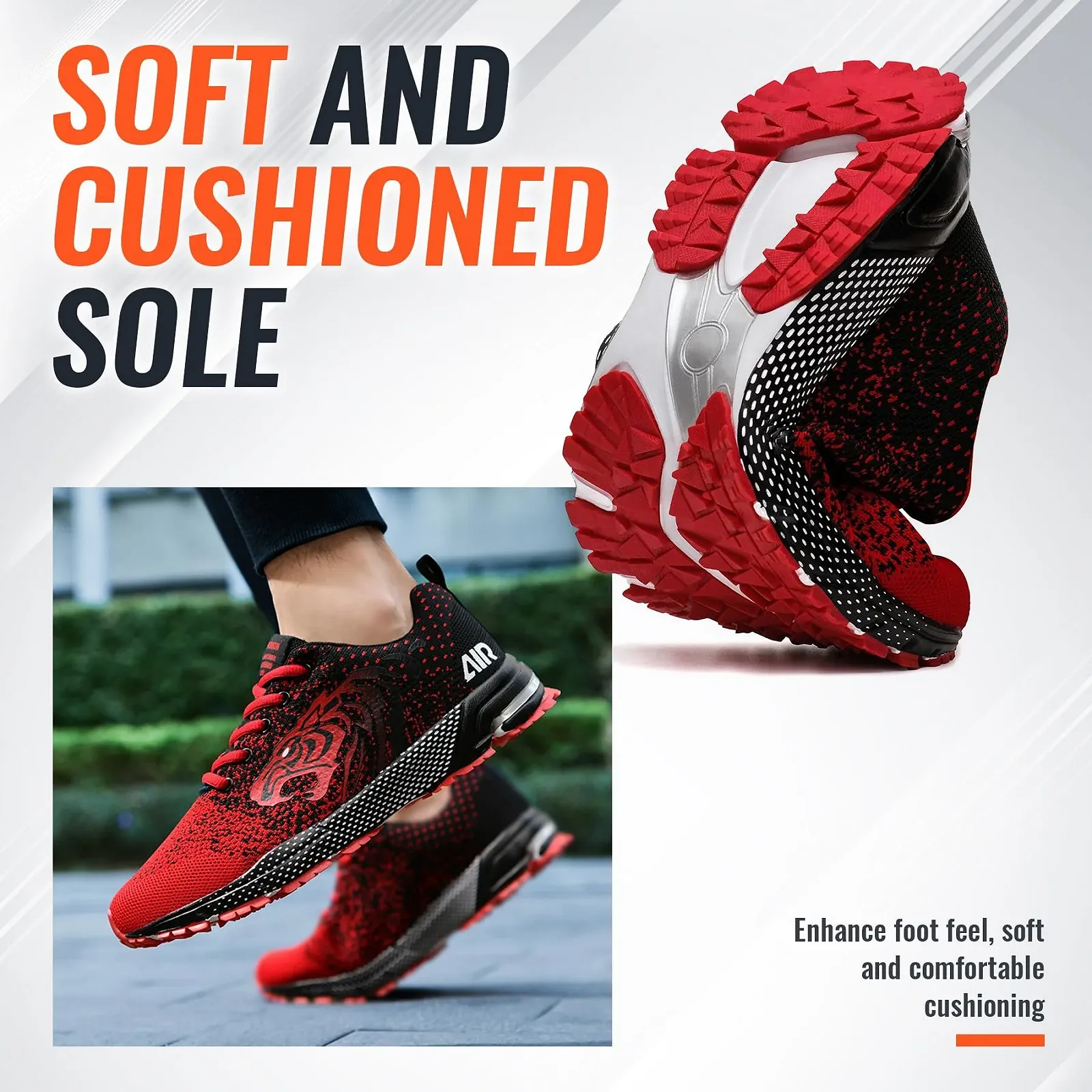 Кросівки ASHION Чоловічі Спортивні Дихаючі Легкі, фото №3