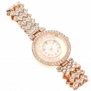 Женские часы Healvian Модный наручный орнамент Розовое золото Стильные женские часы - Фото 1