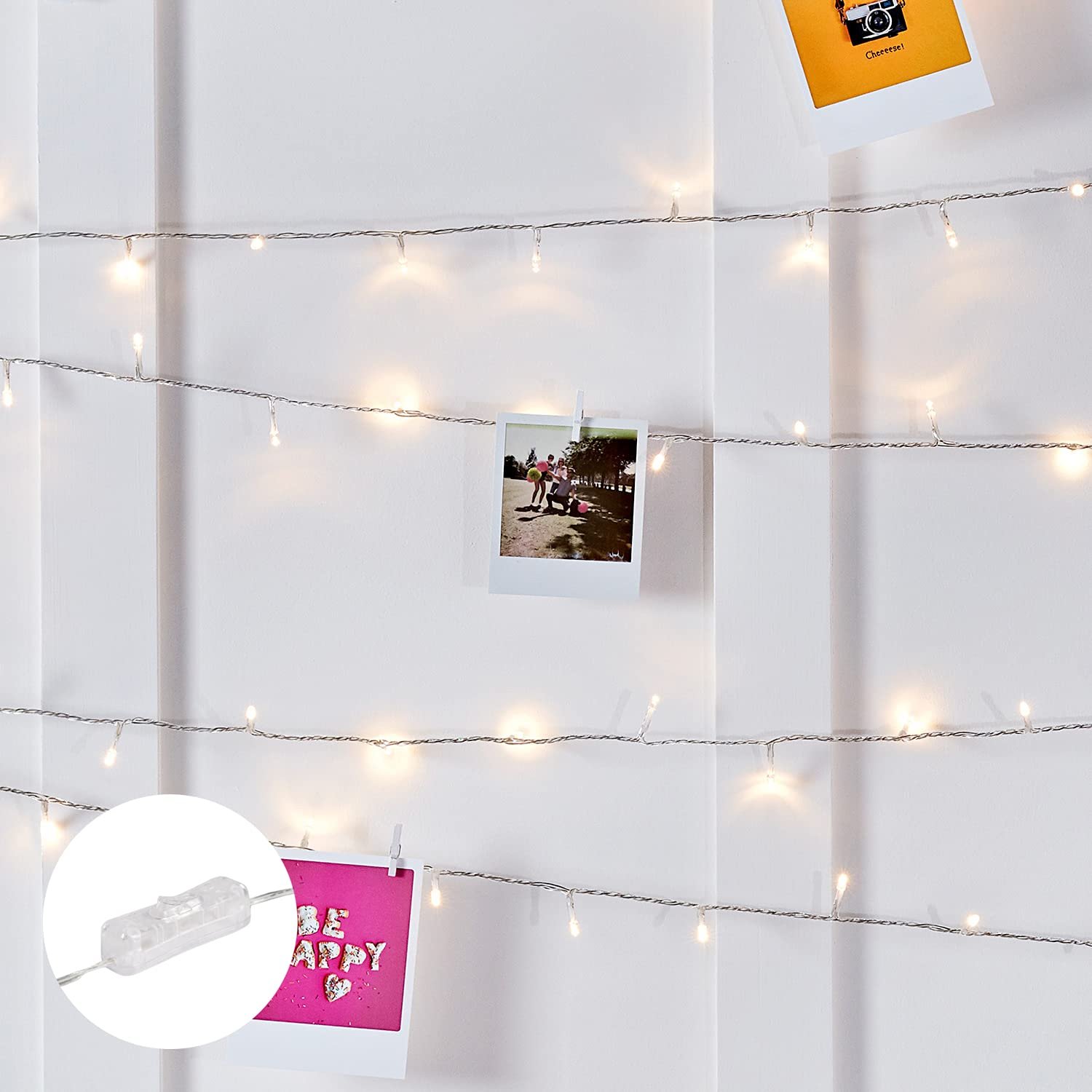 Гірлянда Lights4fun LED 100 теплих білих вогнів, фото №3