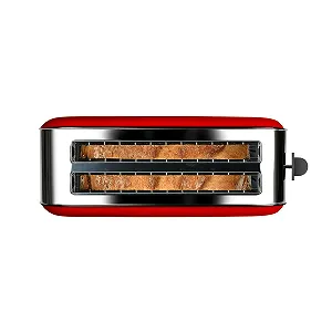 Тостер Taurus Vintage Red, 1400 Вт, 6 рівнів підсмажування, два дуже довгі слоти з регульованою шириною, функції: Стоп, Розігрів та Розморожування, автоматичне центрування хліба, нержавіюча сталь ціна на synthetic.ua - Фото 1 Тостер Taurus Vintage Red, 1400 Вт, 6 рівнів підсмажування, два дуже довгі слоти з регульованою шириною, функції: Стоп, Розігрів та Розморожування, автоматичне центрування хліба, нержавіюча сталь synthetic.ua - Фото 1