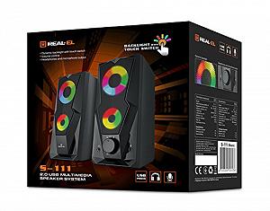 Акустическая система Real-EL S-111 black  synthetic.ua - Фото 1