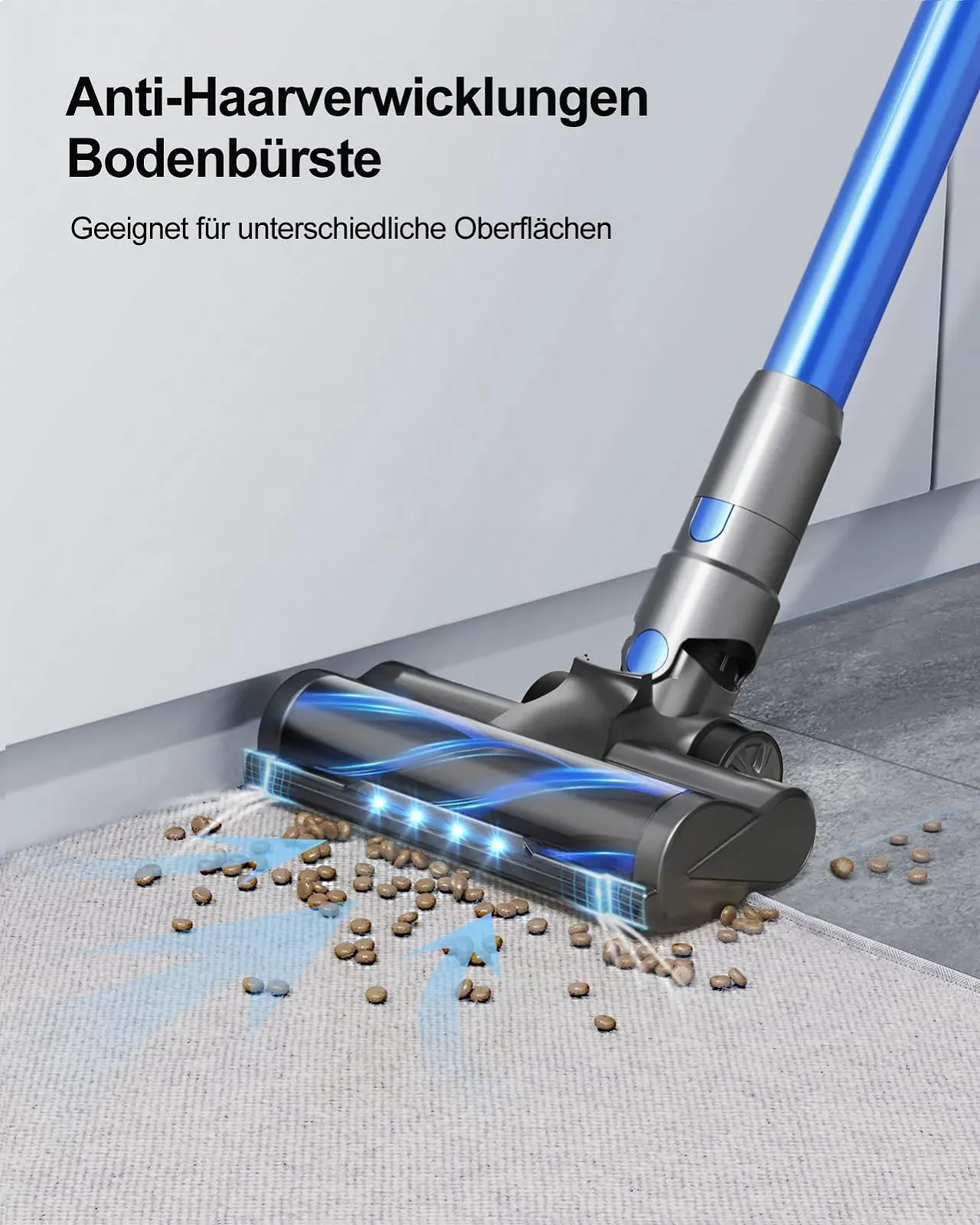 Аккумуляторный пылесос VC50 450 Вт 38000 Па LED сенсорный экран, фото №5