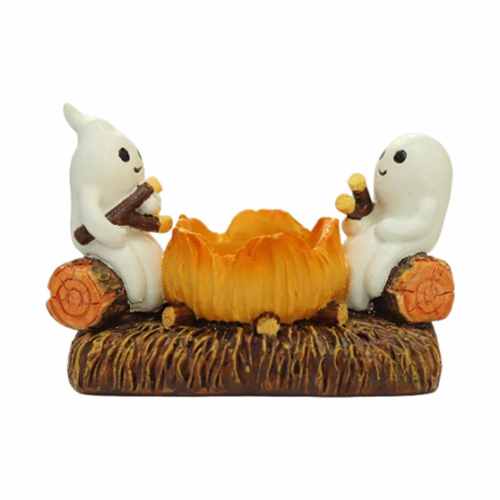 Свечник Ghost Campfire Halloween Cartoon Ghost Cute Tea Light Candle Stand для спальни, фото №1