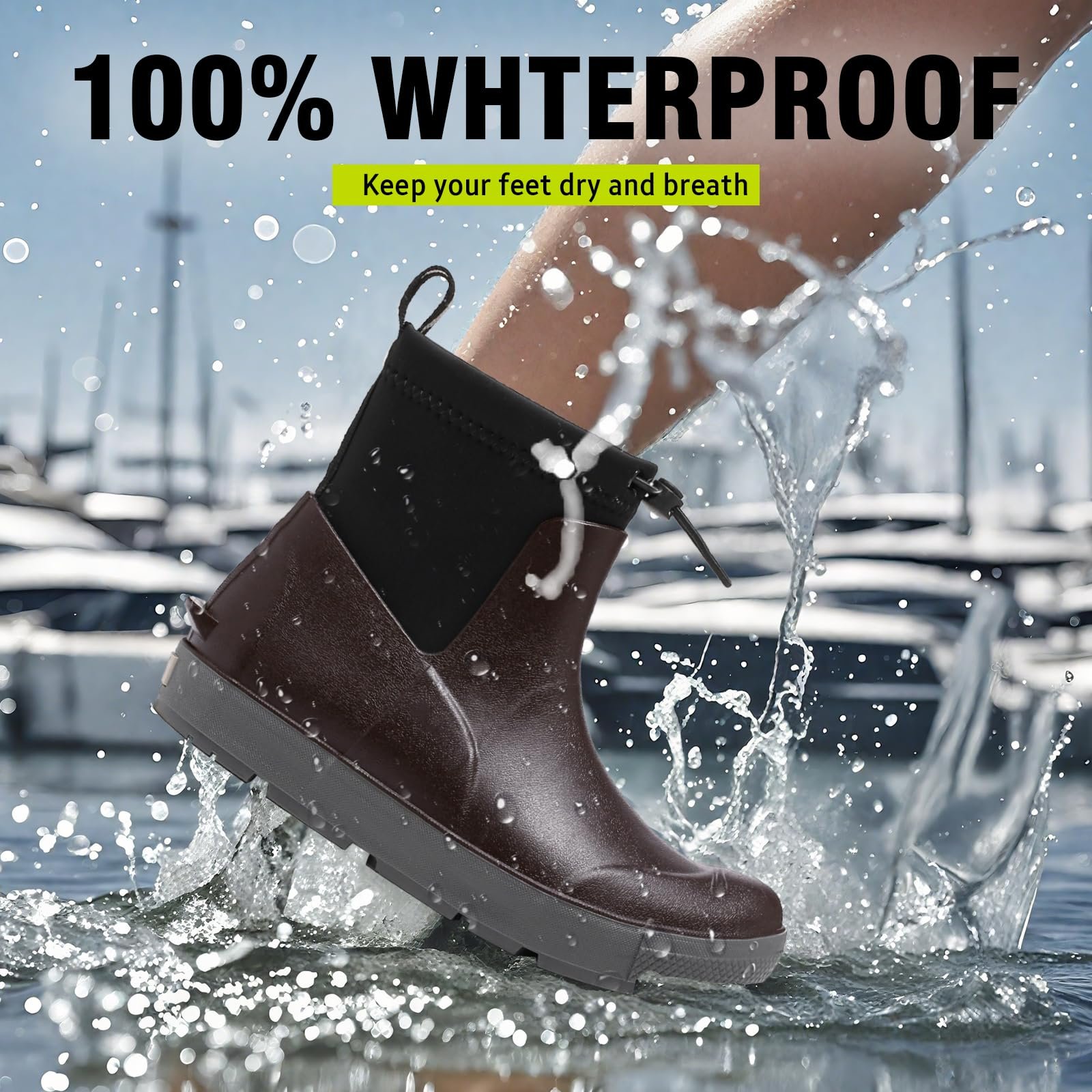 Гумові Чоботи Pelbiuqik Wellington Чоловічі, фото №4