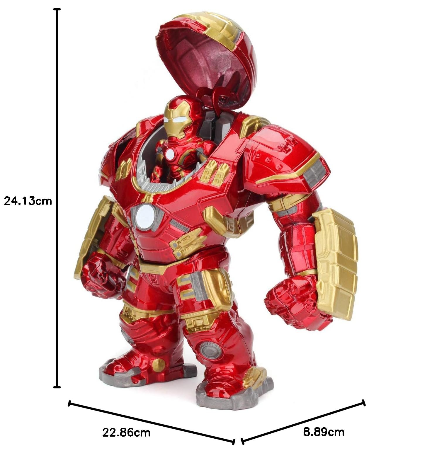 Фигурки Hulkbuster & Ironman Marvel Jada Toys, 16.5 см + 6 см, фото №7