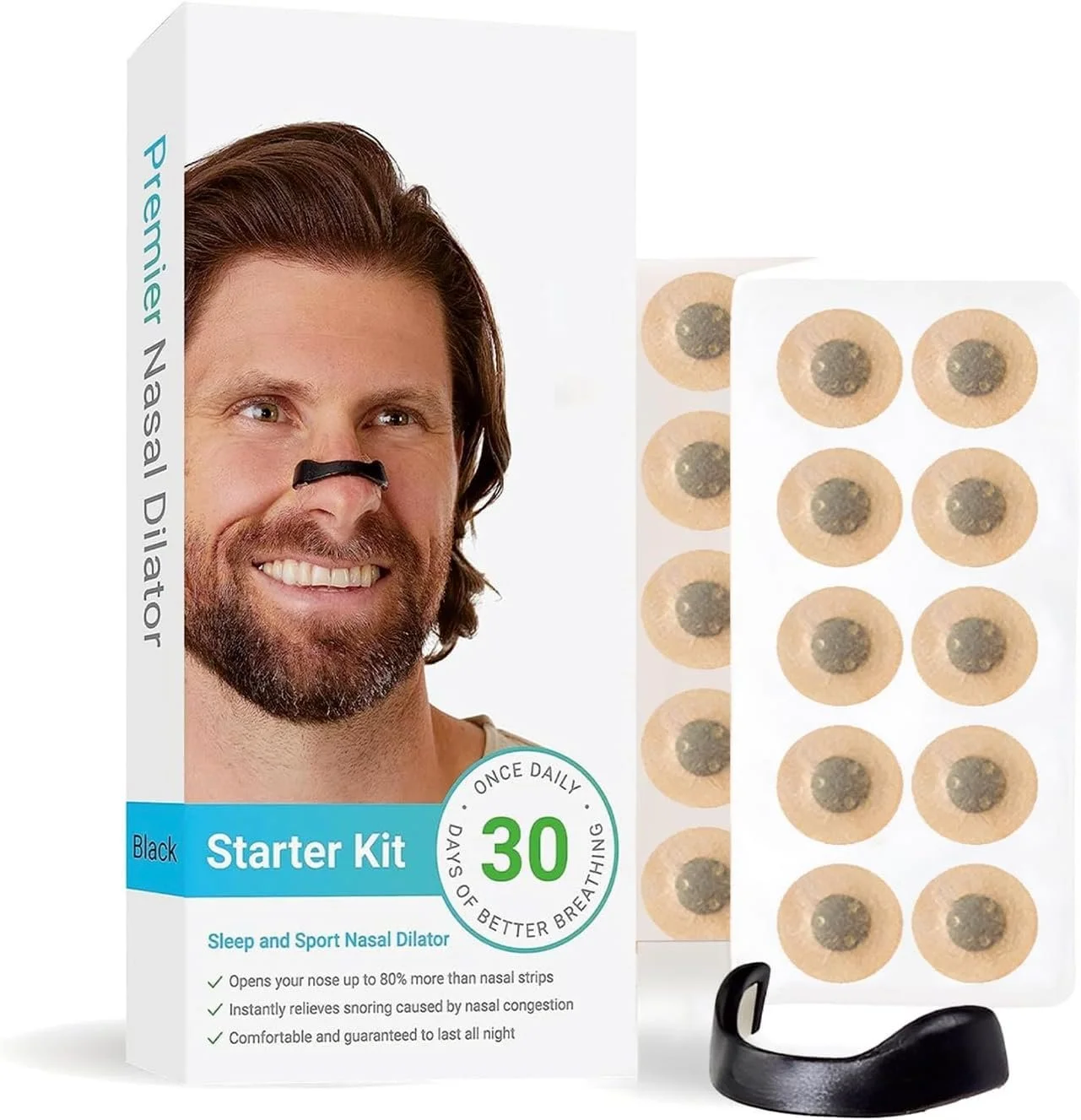 Магнітна наклейка на ніс проти хропіння, фото №1 Магнітна наклейка на ніс проти хропіння, фото №1