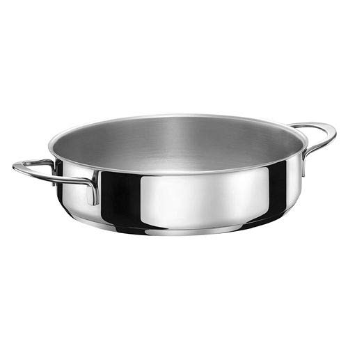 Сковорода PEBSHOP стальная с двумя ручками диаметр 28 см, фото №1