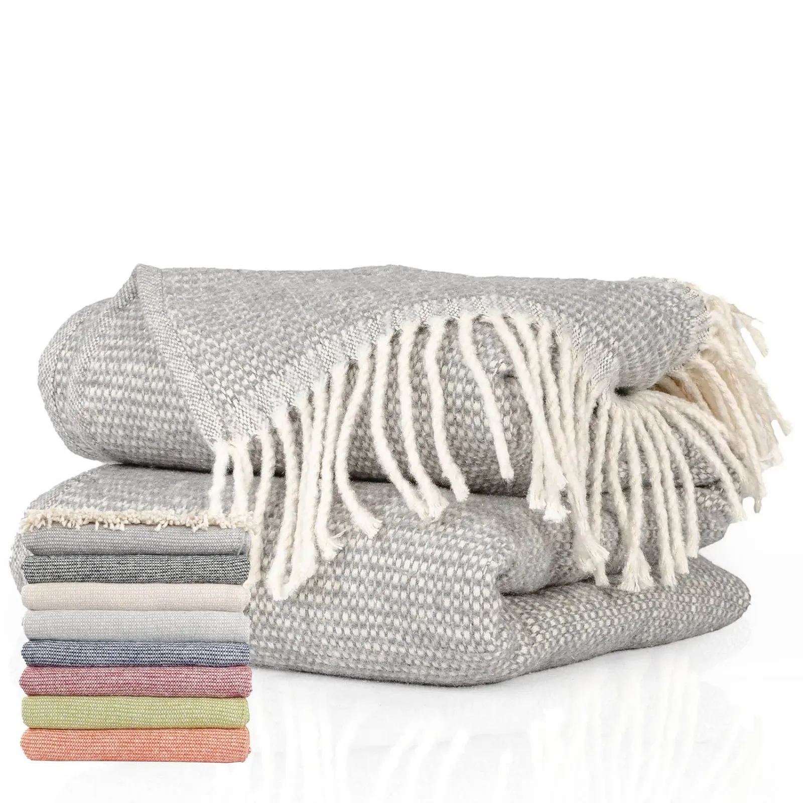 Покривало ANRO Emma 150 x 200 см, Сірий, фото №1