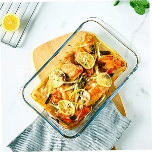 Форма для запекания Стеклянная термостойкая с ручками универсальная цена на synthetic.ua - Фото 1 Форма для запекания Стеклянная термостойкая с ручками универсальная synthetic.ua - Фото 1