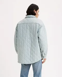Чоловіча верхня сорочка Levis - Ingleside Overshirt Badu Stonewash - S synthetic.ua - Фото 1
