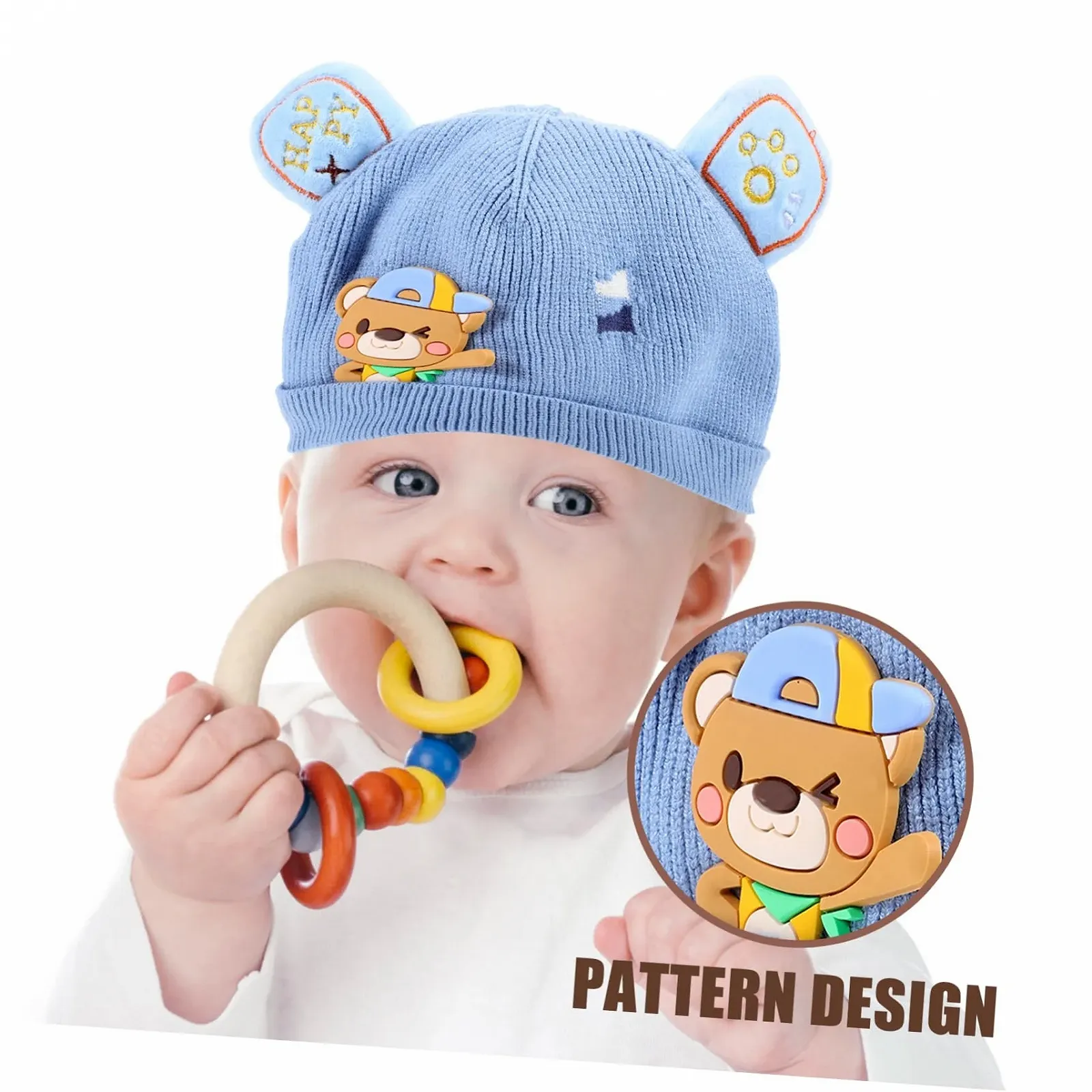 В'язана шапка PACKOVE Зручна вовняна, фото №3